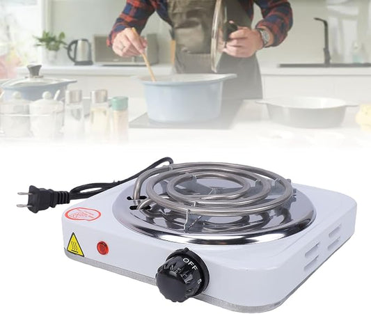 Portable 1000W Electric Hot Plate – Single Burner Cooktop