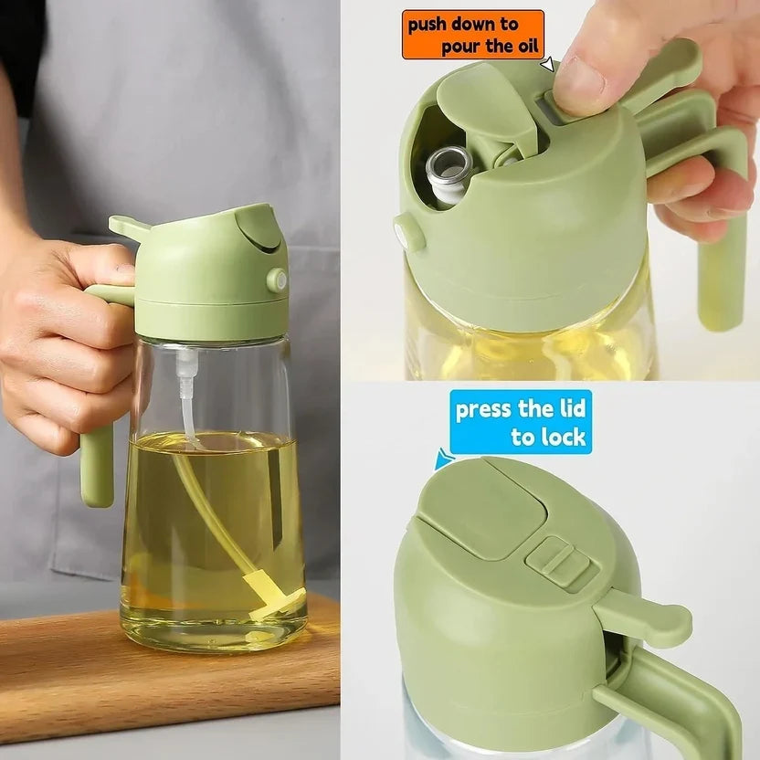 MistFlow™ Premium Oil Spray Bottle