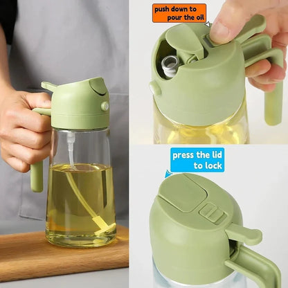 MistFlow™ Premium Oil Spray Bottle
