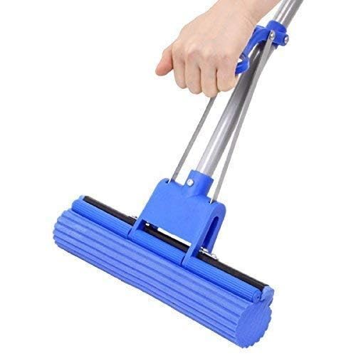 Floor Cleaning Squeeze Mop – Self-Wringing Microfiber Flat Mop
