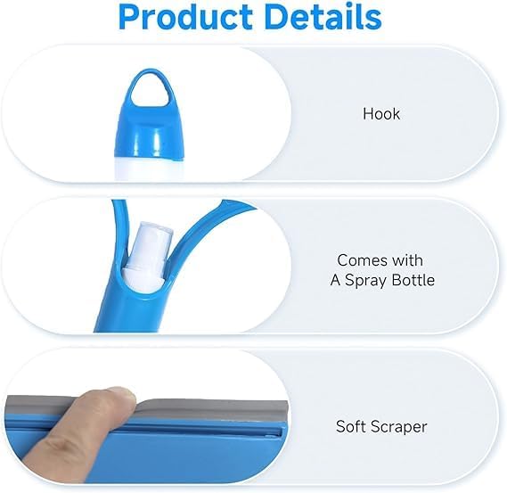 3-in-1 Spray Wiper – Spray, Scrub & Wipe Cleaning Too