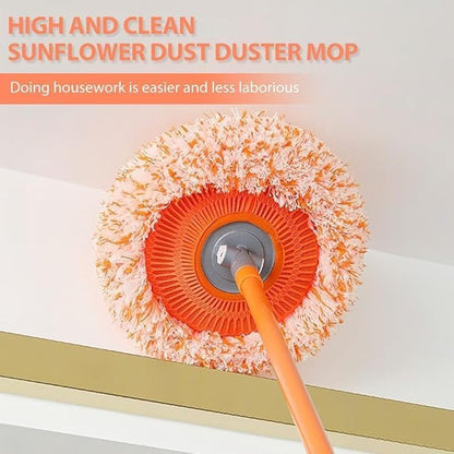360° Rotating Long Handle Sunflower Mop