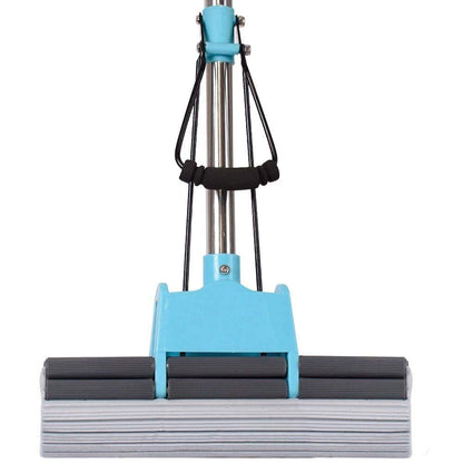 Floor Cleaning Squeeze Mop – Self-Wringing Microfiber Flat Mop