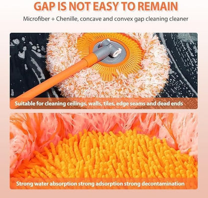 360° Rotating Long Handle Sunflower Mop