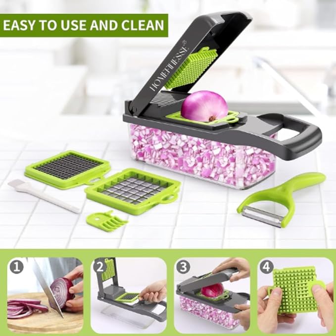 **SliceMaster™ 16-in-1 Veg Chopper & Slicer**