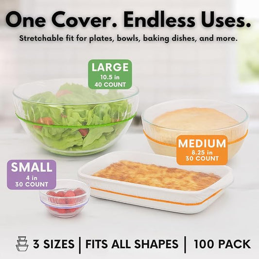 Mini Reusable Silicone Food Lid Cover – Stretchable Freshness Seal