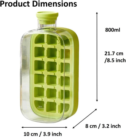 500ml Ice Cube Cooling Water Bottle