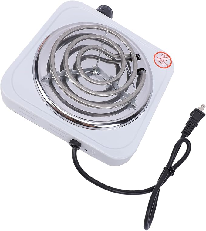 Portable 1000W Electric Hot Plate – Single Burner Cooktop