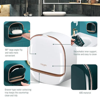 Luxury Soap Dish – Self-Draining Bathroom Soap Holder