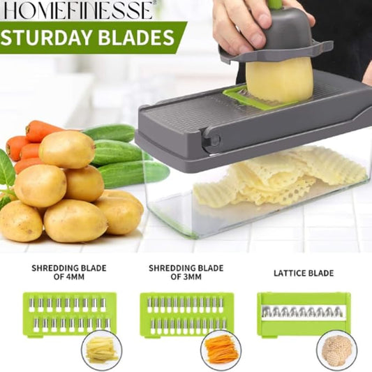 **SliceMaster™ 16-in-1 Veg Chopper & Slicer**