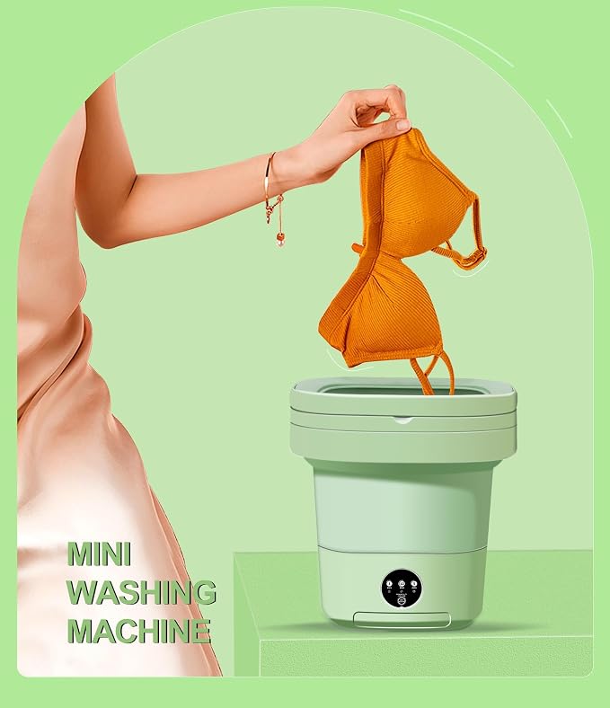 Mini Portable Washing Machine – Compact USB Foldable Washer