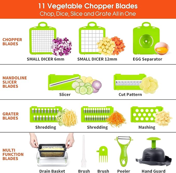 **SliceMaster™ 16-in-1 Veg Chopper & Slicer**