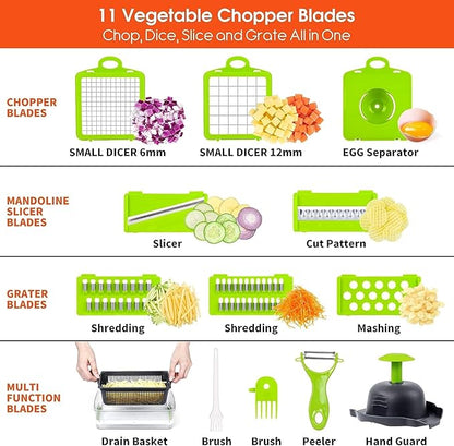 **SliceMaster™ 16-in-1 Veg Chopper & Slicer**