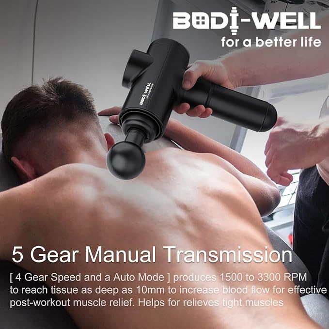 Body Massage Gun – Portable Deep Tissue Muscle Massager
