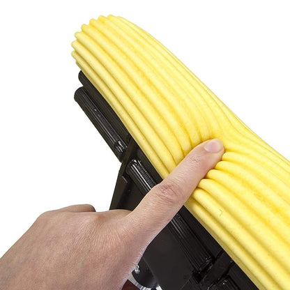Floor Cleaning Squeeze Mop – Self-Wringing Microfiber Flat Mop