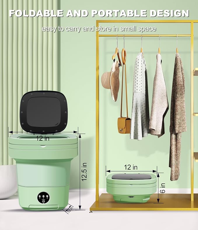 Mini Portable Washing Machine – Compact USB Foldable Washer