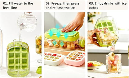 500ml Ice Cube Cooling Water Bottle