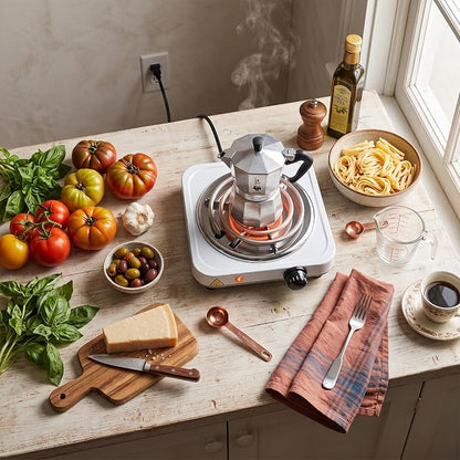 Portable 1000W Electric Hot Plate – Single Burner Cooktop
