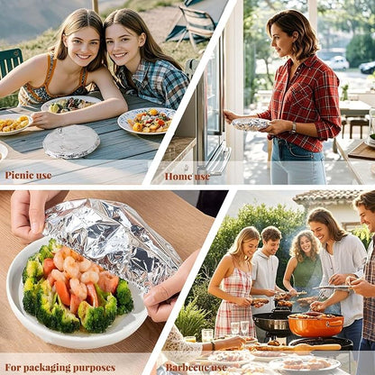 **FreshGuard™ Aluminium Food Cover**