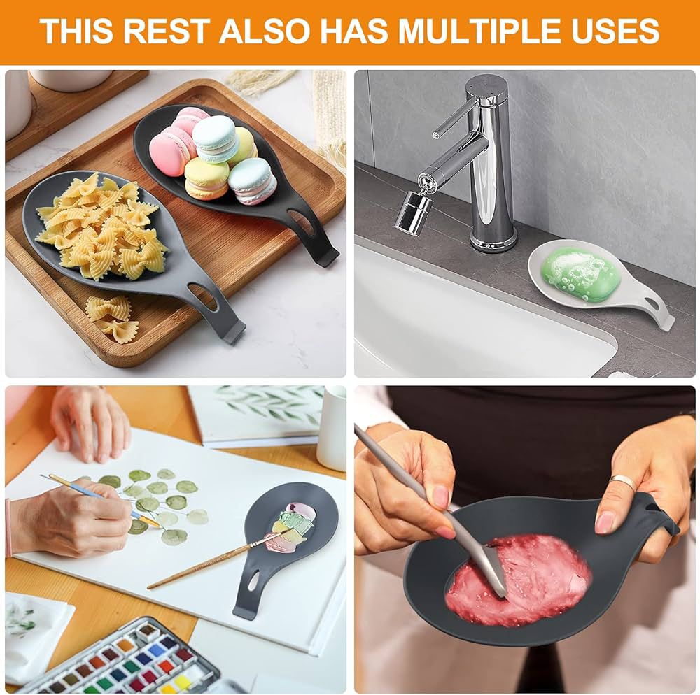 CleanRest™ Silicone Spoon Rest Holder