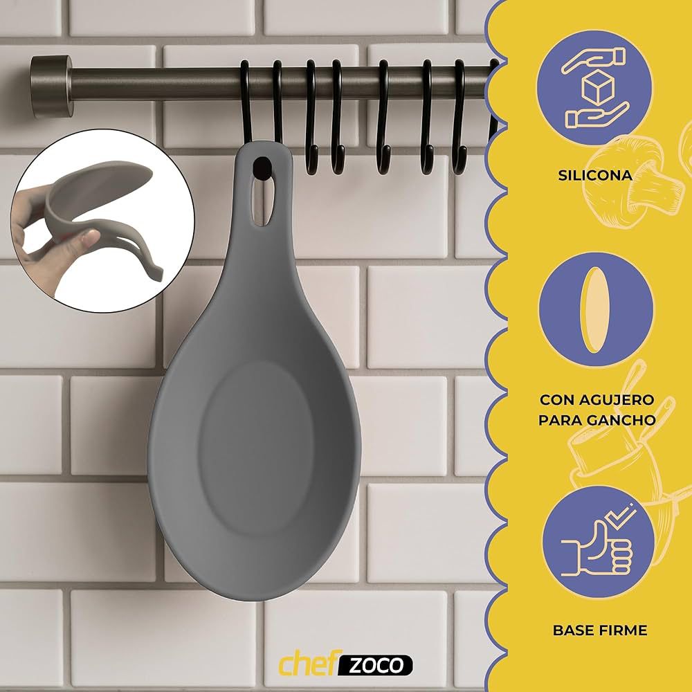 CleanRest™ Silicone Spoon Rest Holder