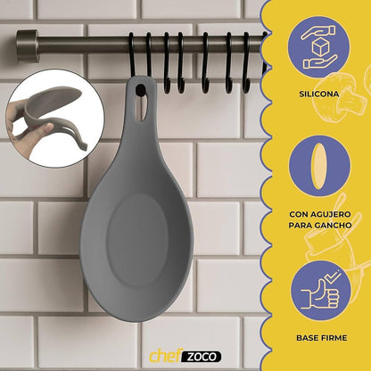 CleanRest™ Silicone Spoon Rest Holder