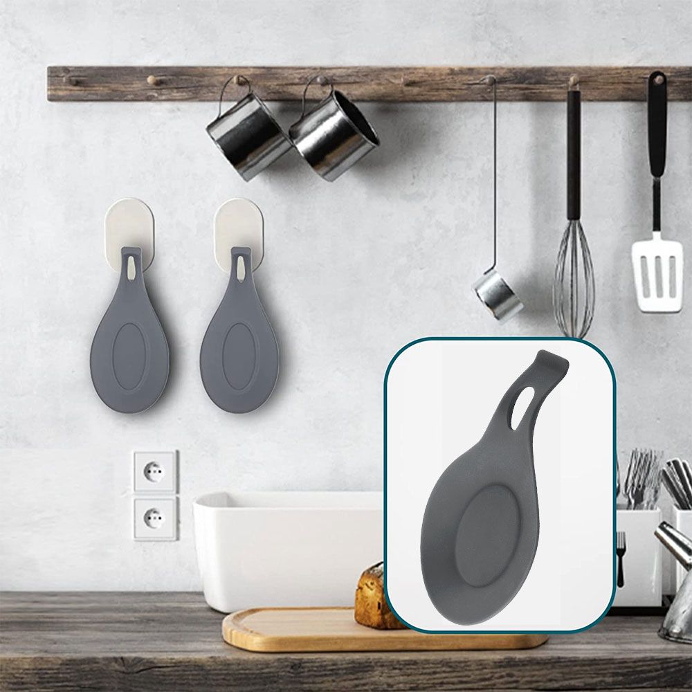 CleanRest™ Silicone Spoon Rest Holder