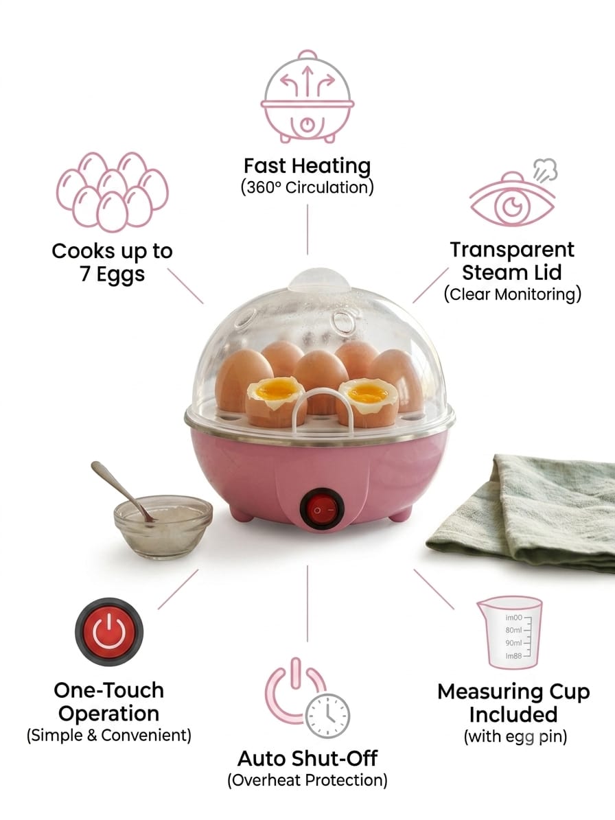 BoilEase™ Electric Egg Boiler