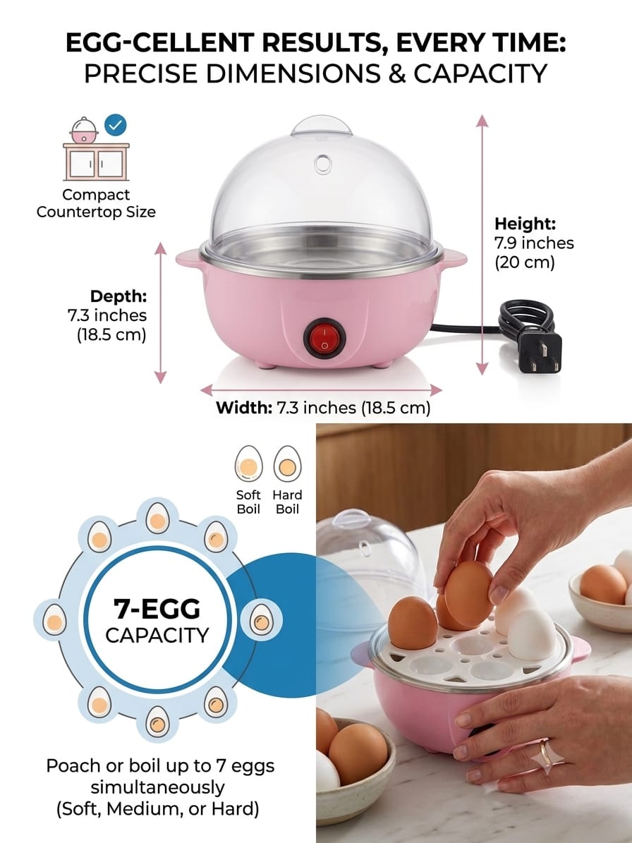 BoilEase™ Electric Egg Boiler