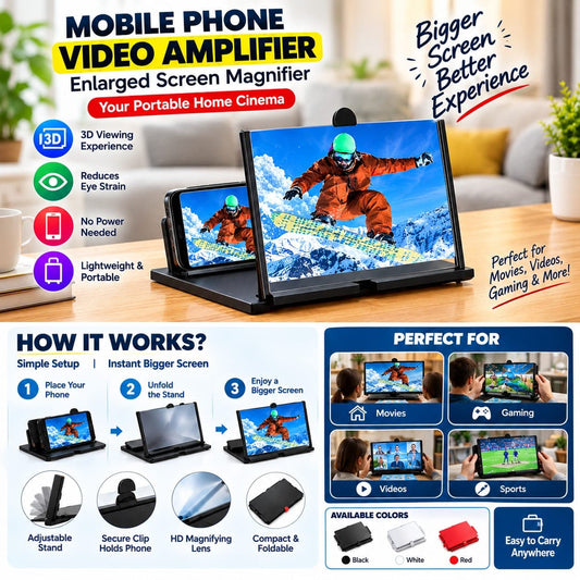 3D Mobile Phone Screen Magnifier