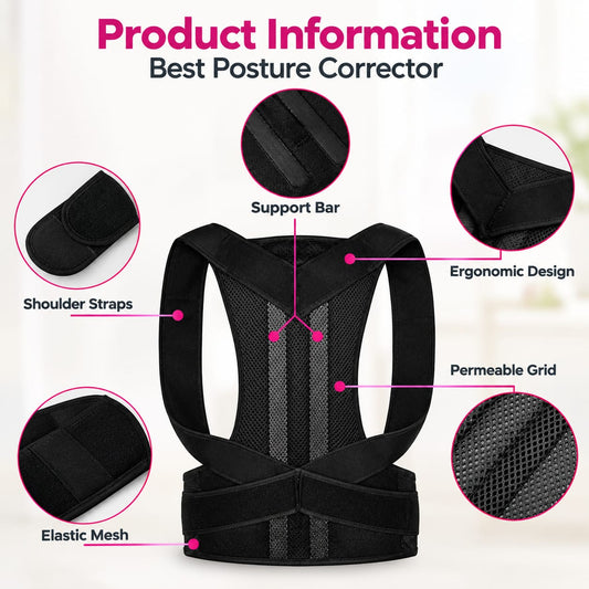 Adjustable Posture Corrector Belt for Waist and Back Support