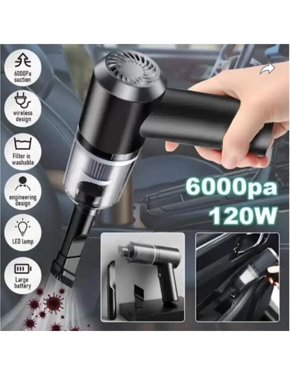 3‑in‑1 Portable Mini Vacuum Cleaner