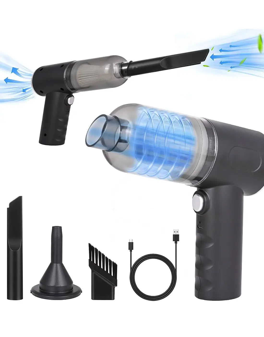 3‑in‑1 Portable Mini Vacuum Cleaner